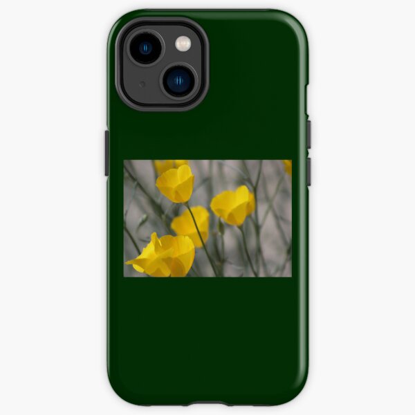 Closeup of California Poppies Coachella Wildlife Preserve   iPhone Tough Case RB2410 product Offical coachella Merch