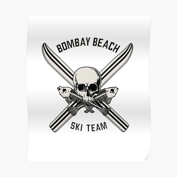 Bombay Beach Ski Team Club Salton Sea Coachella Valley   Poster RB2410 product Offical coachella Merch