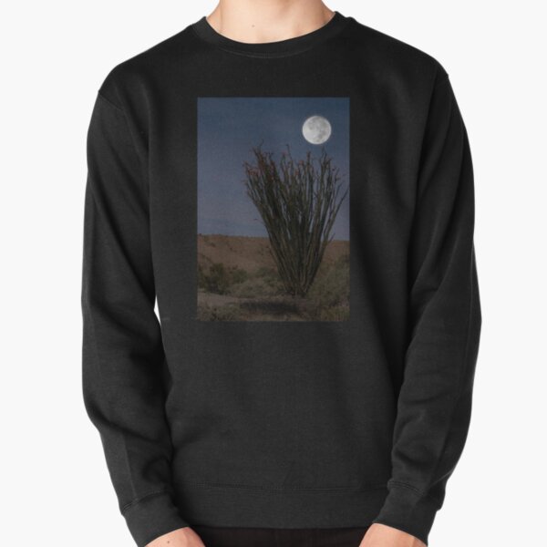 Desert Coral Cactus in Moonlight Coachella Preserve   Pullover Sweatshirt RB2410 product Offical coachella Merch