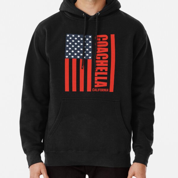 Coachella California 4th of July Independence day Pullover Hoodie RB2410 product Offical coachella Merch