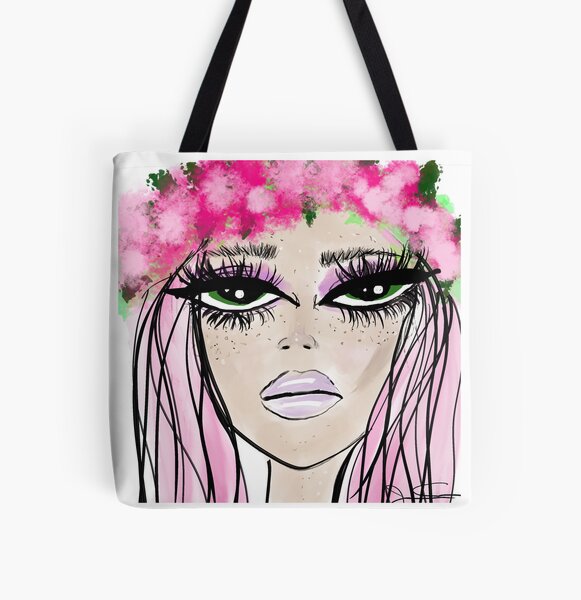 Coachella Girl All Over Print Tote Bag RB2410 product Offical coachella Merch