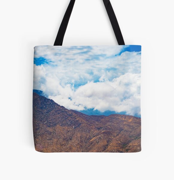 Clouds Overtaking Mountains in Coachella Valley All Over Print Tote Bag RB2410 product Offical coachella Merch